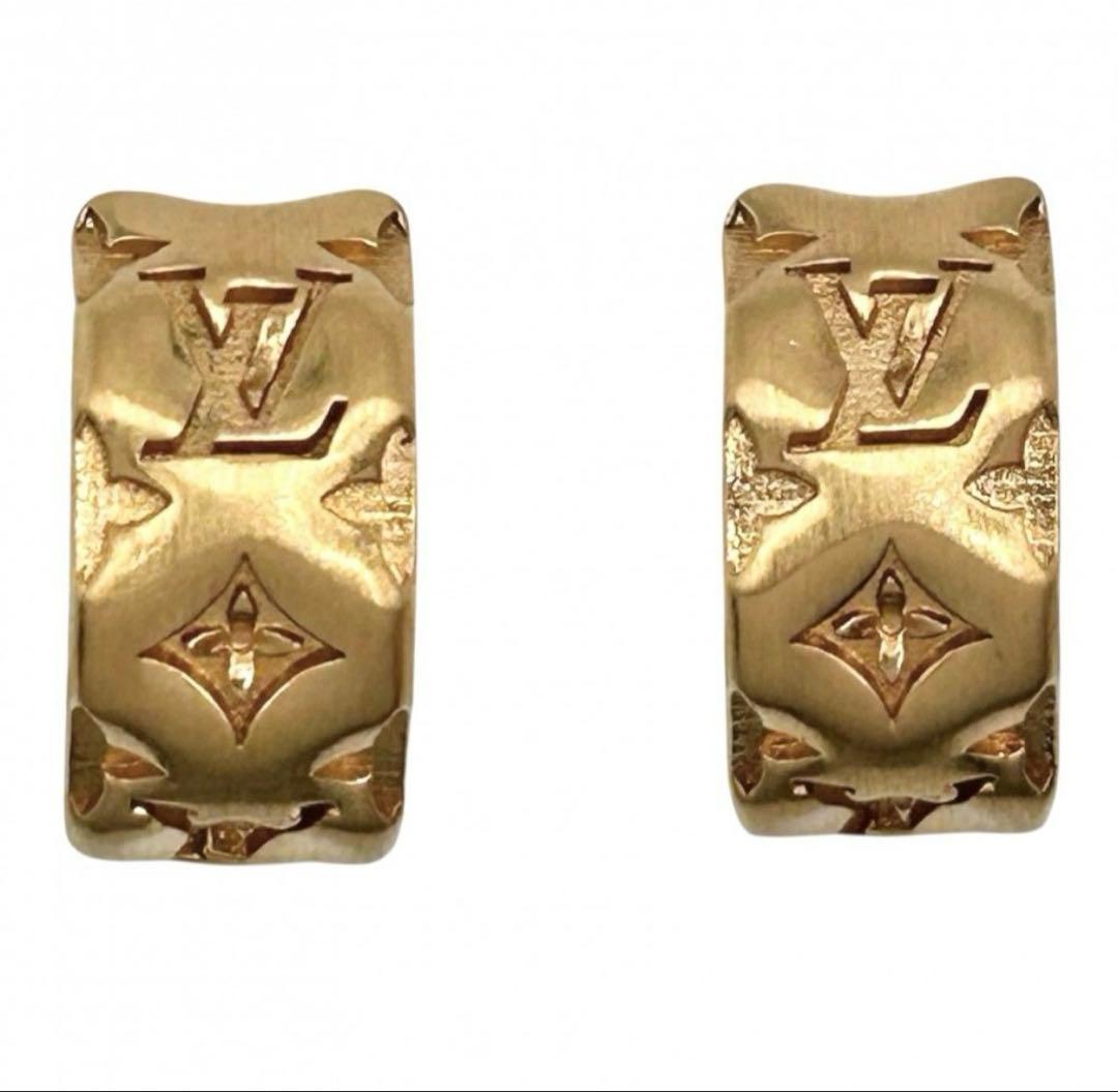 ほぼ新品！ルイヴィトン ブックルドレイユ ピロー ナノグラム ピアス