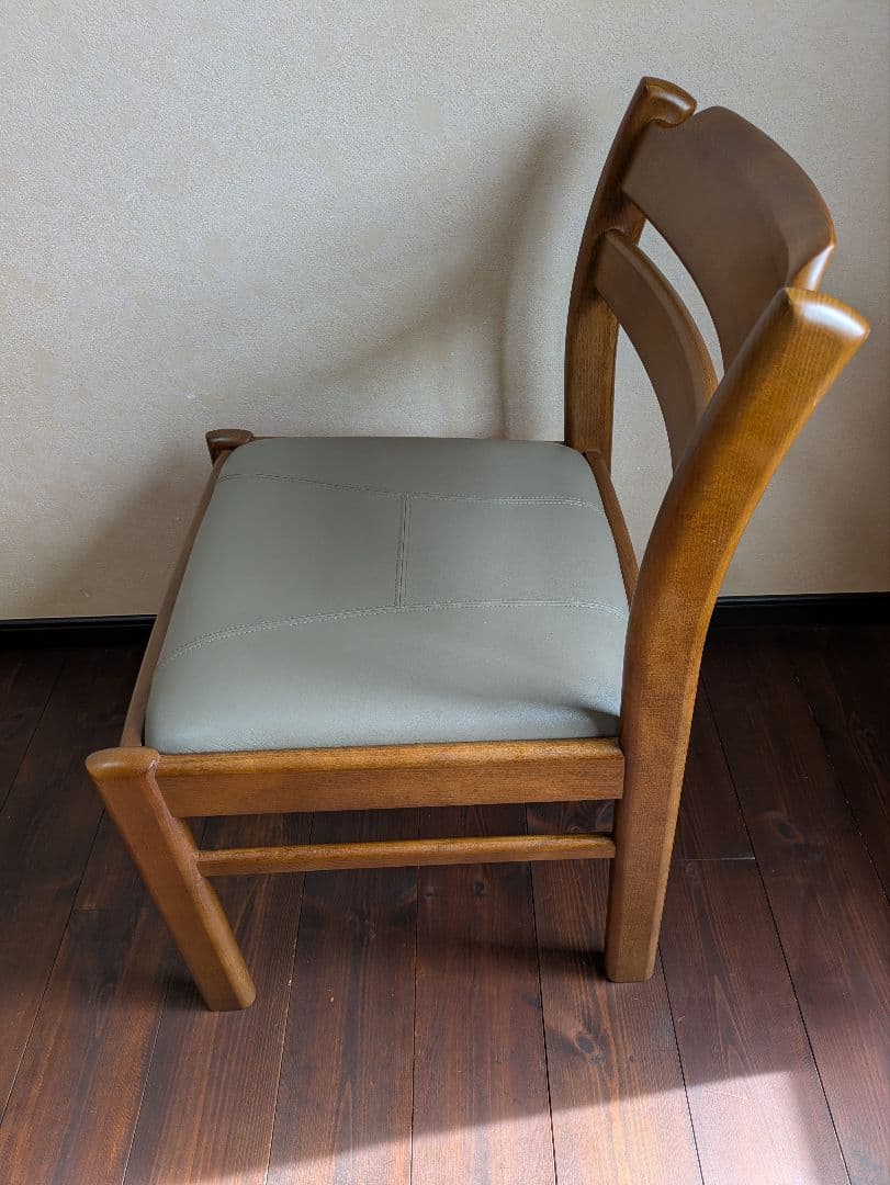 カリモク★ダイニングチェア★2脚セット★レトロモダン★送料無料　③④