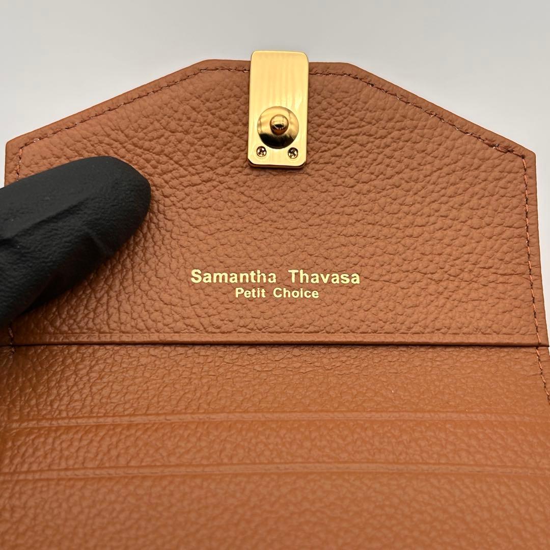 ✨極美品✨ サマンサタバサ 三つ折り財布 センターバックル 折り財布 未使用級