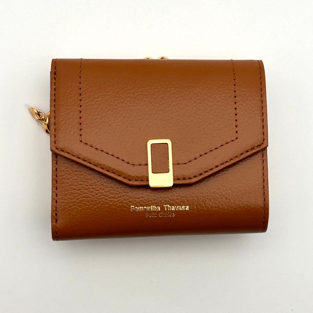 ✨極美品✨ サマンサタバサ 三つ折り財布 センターバックル 折り財布 未使用級