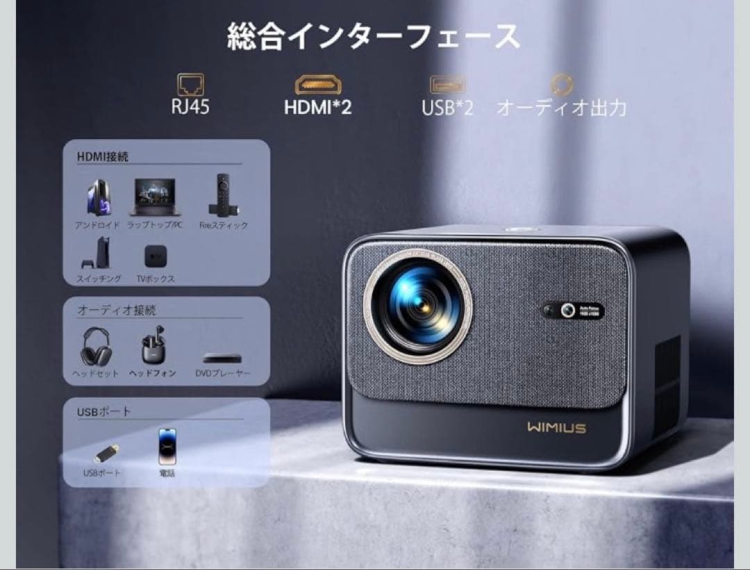 最新進級完全密閉防塵 プロジェクター4K 高輝度30000lm定価29800円