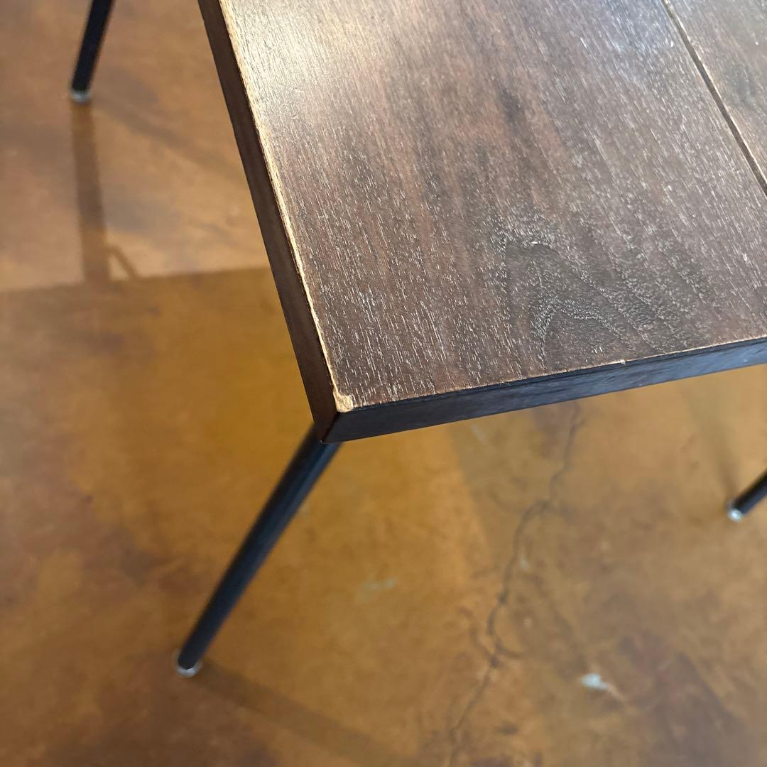 BIMAKES天然木とアイアンのダイニングテーブル　B