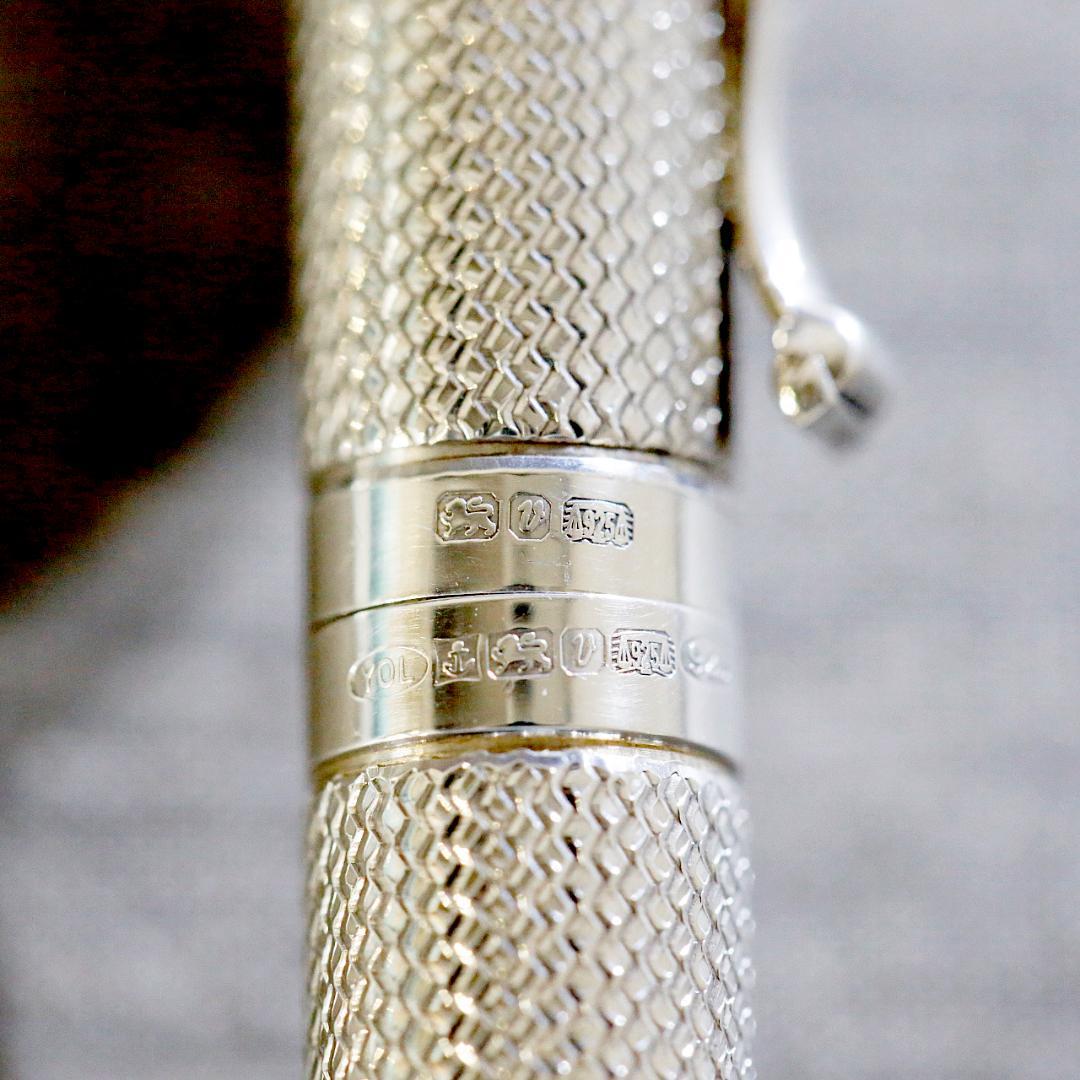 ヤードオレッド 万年筆 バイスロイ バーレイ スターリングシルバー ９２５