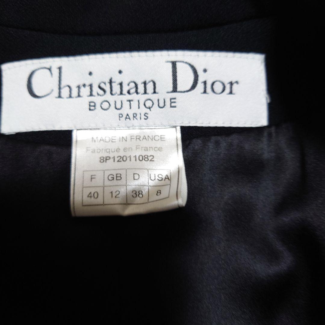 Christian Dior　美品　 黒スーツ　フランス製