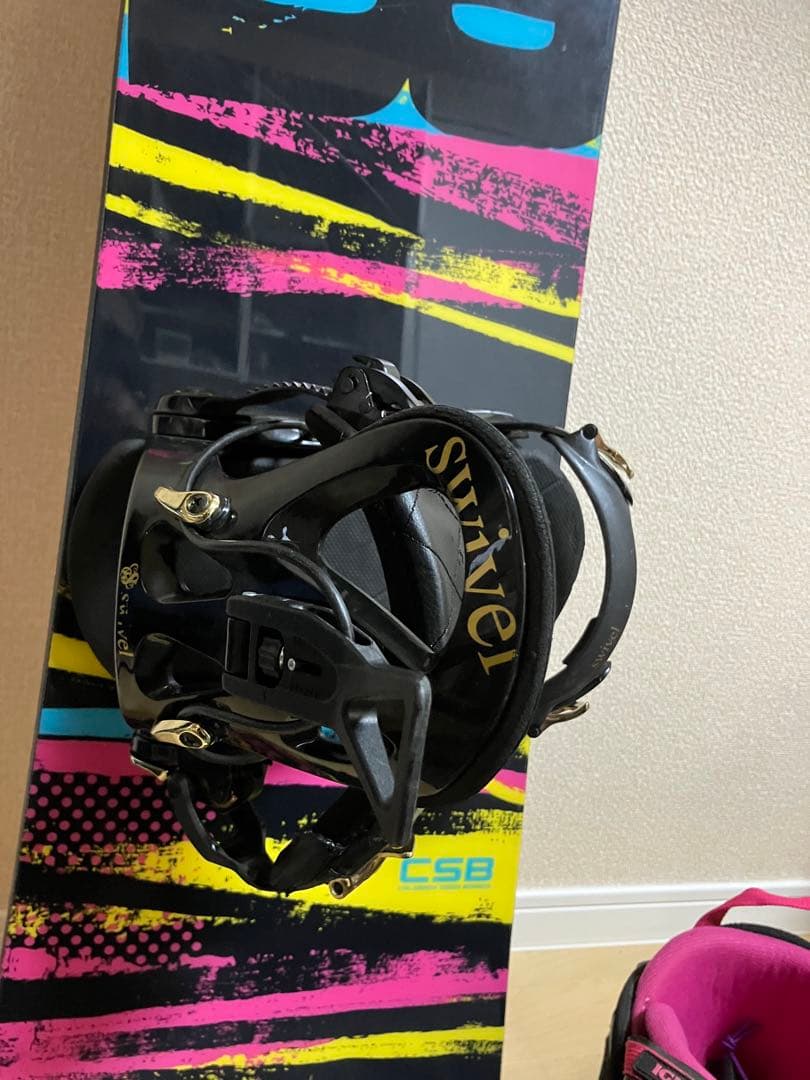 CSB スノーボード3点セット　板145㎝　ブーツ24㎝