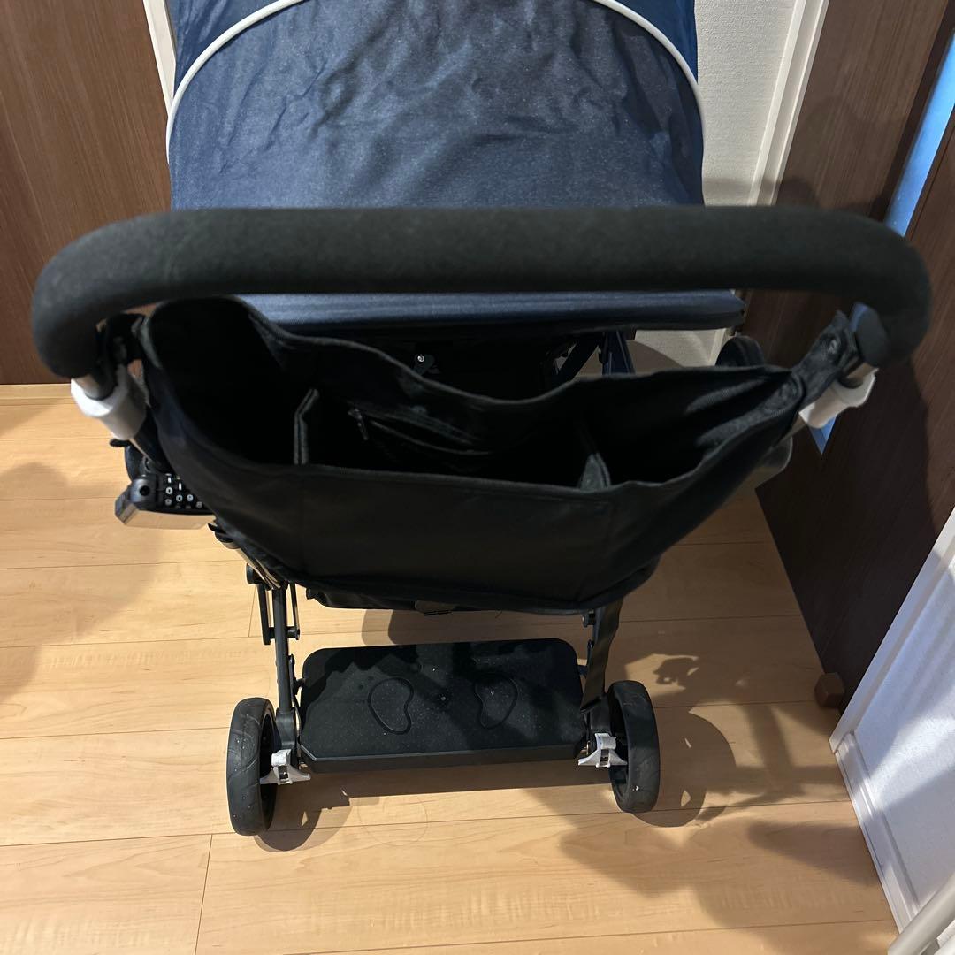 美品 KATOJI二人でゴー ケーブルロックのおまけ付き　2人乗りベビーカー