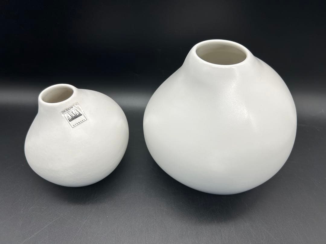 陶器　ドイツ　ASA selection フラワーベース　2個セット　ビンテージ