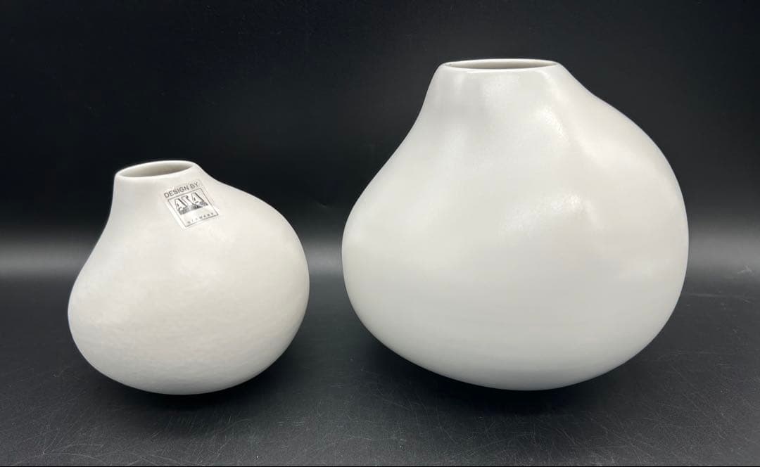 陶器　ドイツ　ASA selection フラワーベース　2個セット　ビンテージ