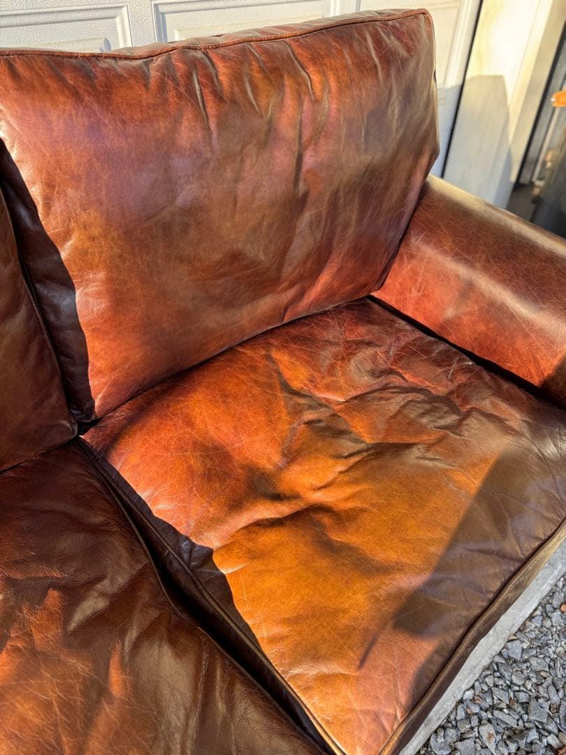 HALO　ハロ　バルモラル　3人掛けレザーソファ