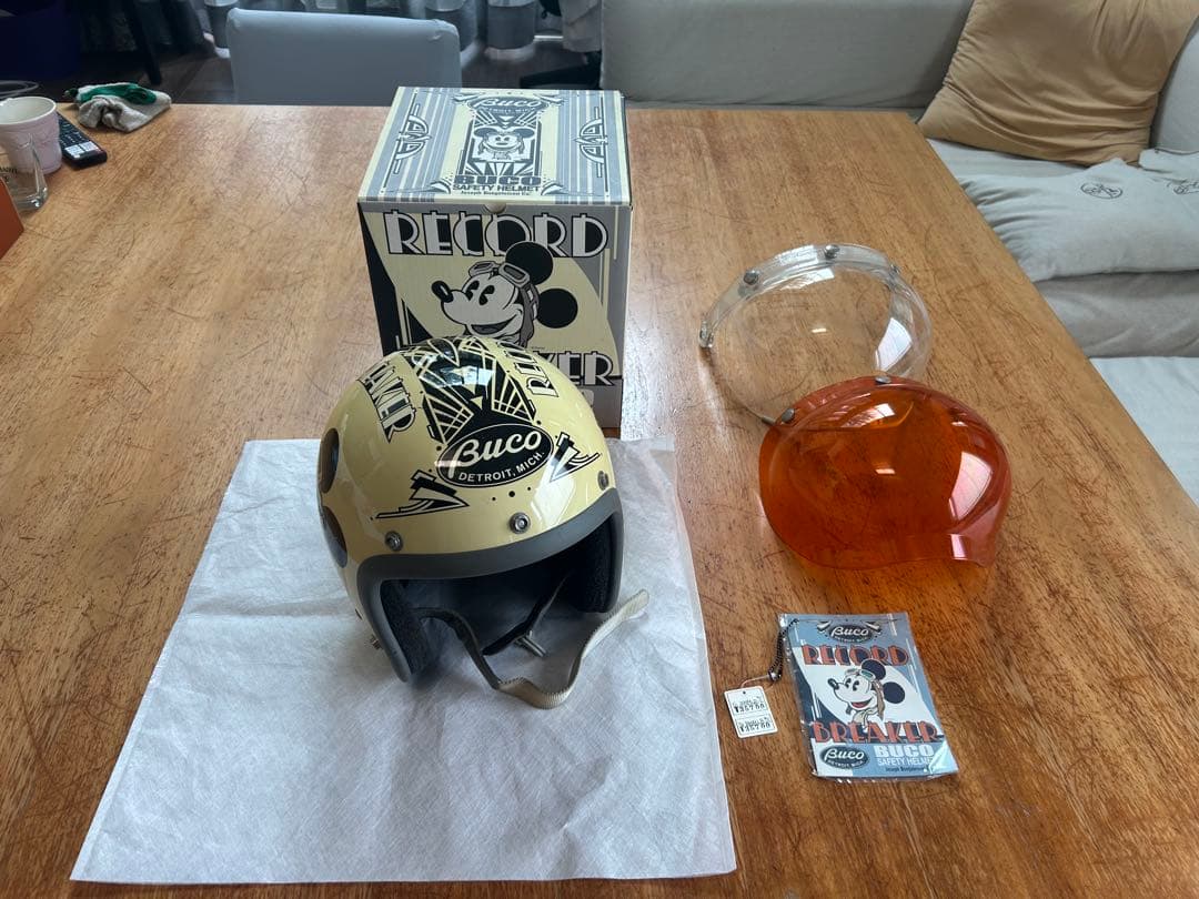 Buco ヘルメット レコードブレーカー ミッキー マウス ブコ
