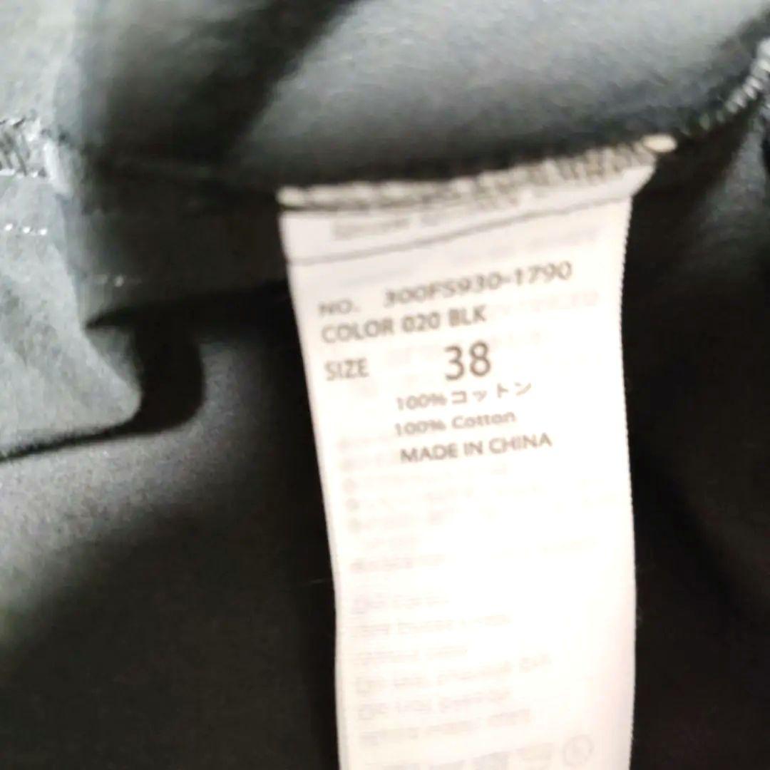 新品　エンフォルド 半袖 ギャザー入りシャツ38