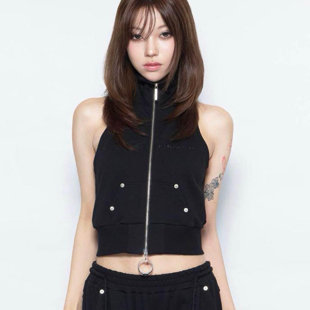 トップス THEREDTHREAD S logo jersey tops black