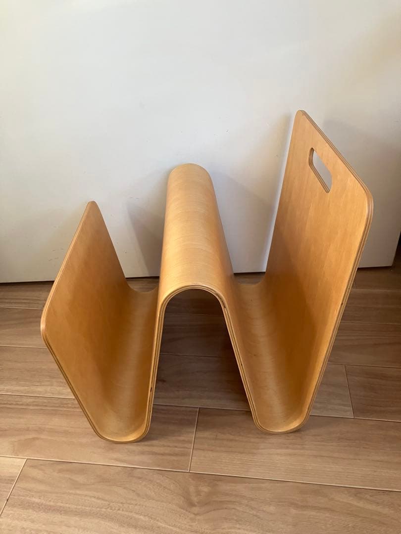 プライウッド　ミッドセンチュリー　 マガジンラック