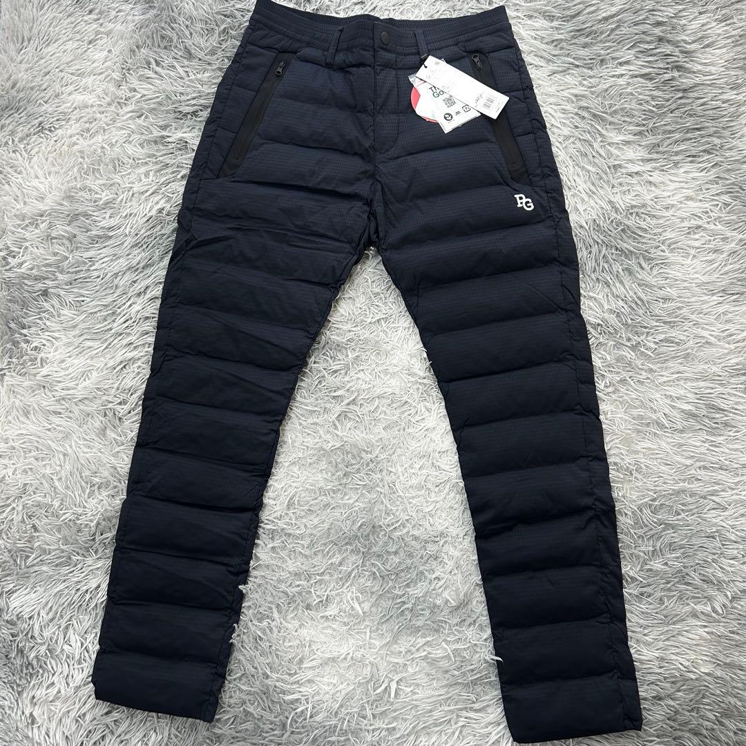 新品　パーリーゲイツ　パンツ　中綿　ストレッチ　防寒　ネイビー　サイズ4