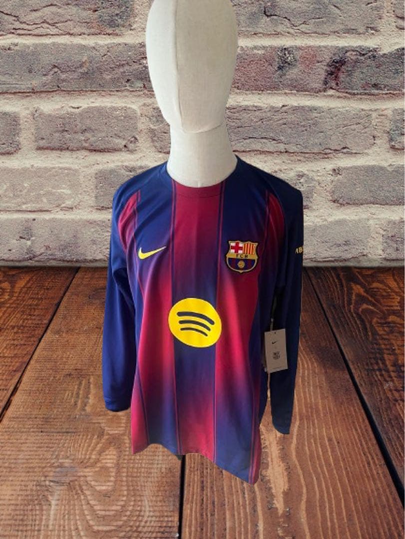 FCバルセロナ 長袖ユニフォーム 番号なし 日本未発売