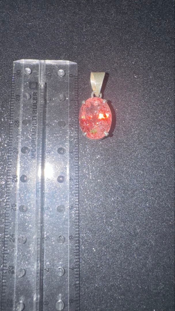 レピドクロサイト　薄ピンク　ペンダントトップ