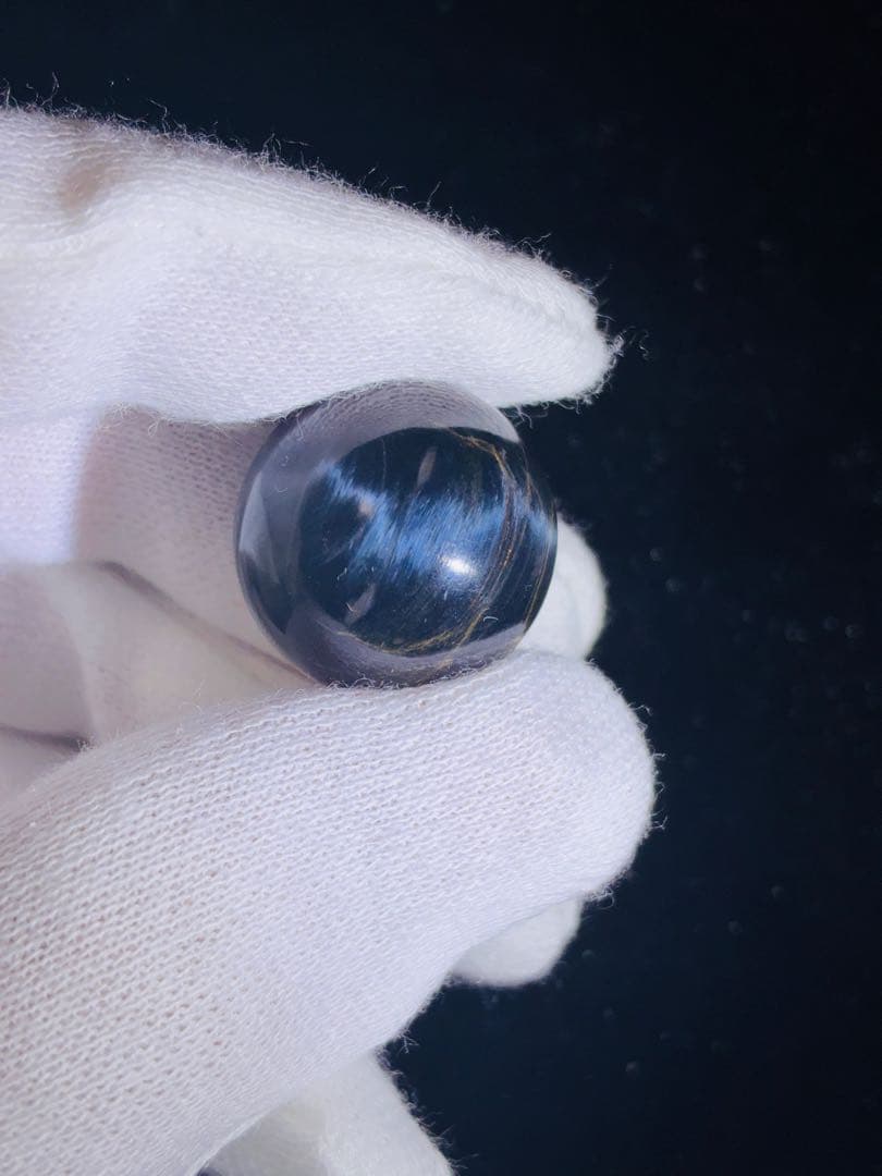 高品質 ナミビア産 ブルーピーターサイト 18mm 1粒 粒売り ブレスレット玉