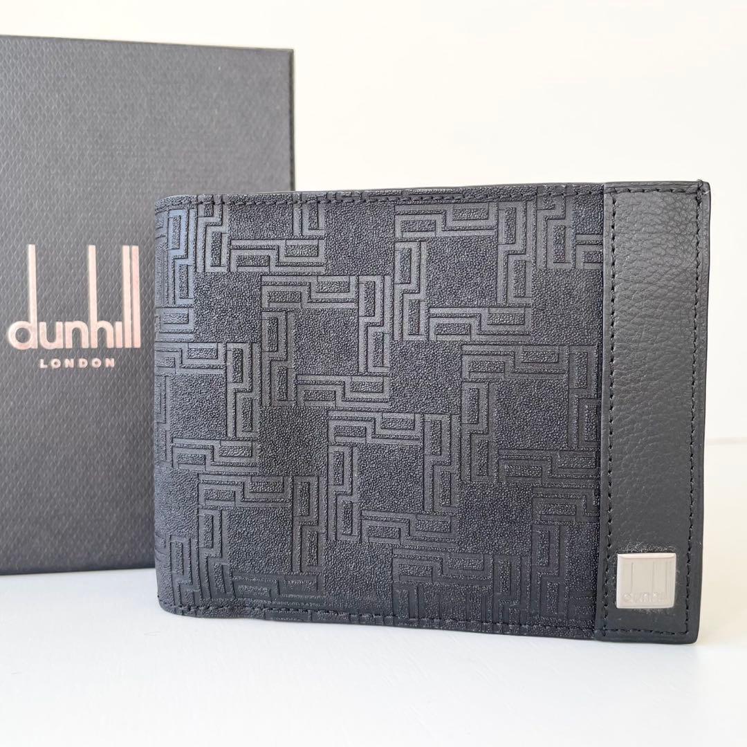 【新品・保管品】dunhill メンズ 二つ折り財布 ケース付き