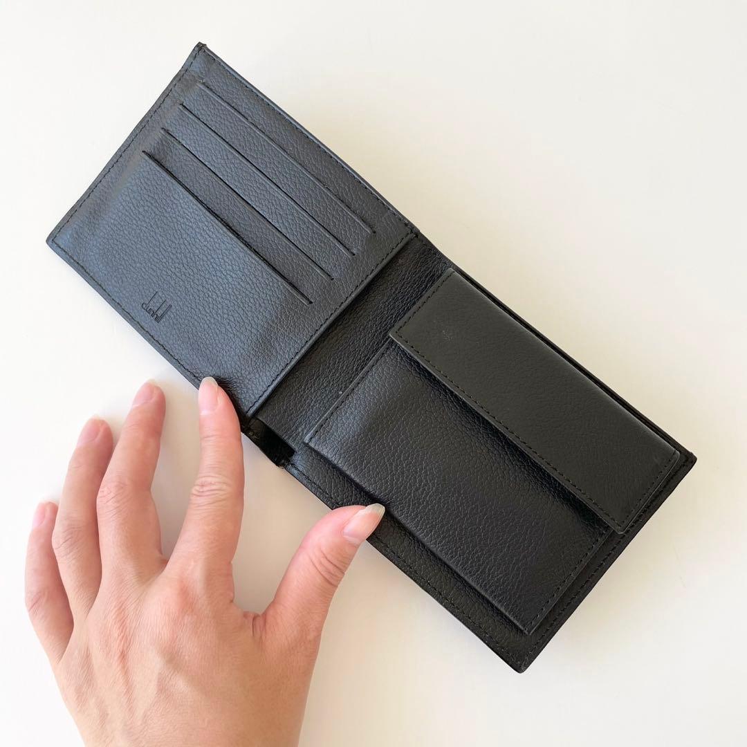 【新品・保管品】dunhill メンズ 二つ折り財布 ケース付き