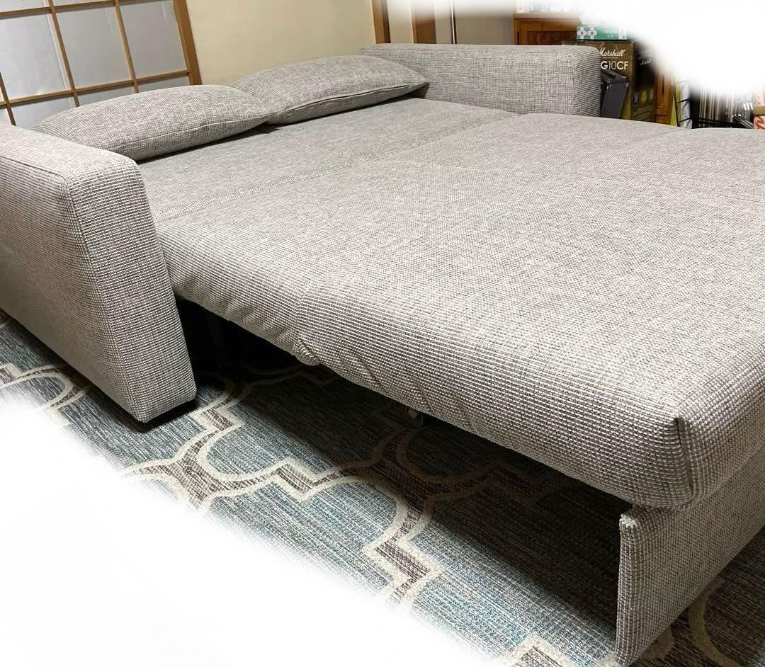 ソファベッド　ML セミダブル　大塚家具　グレー
