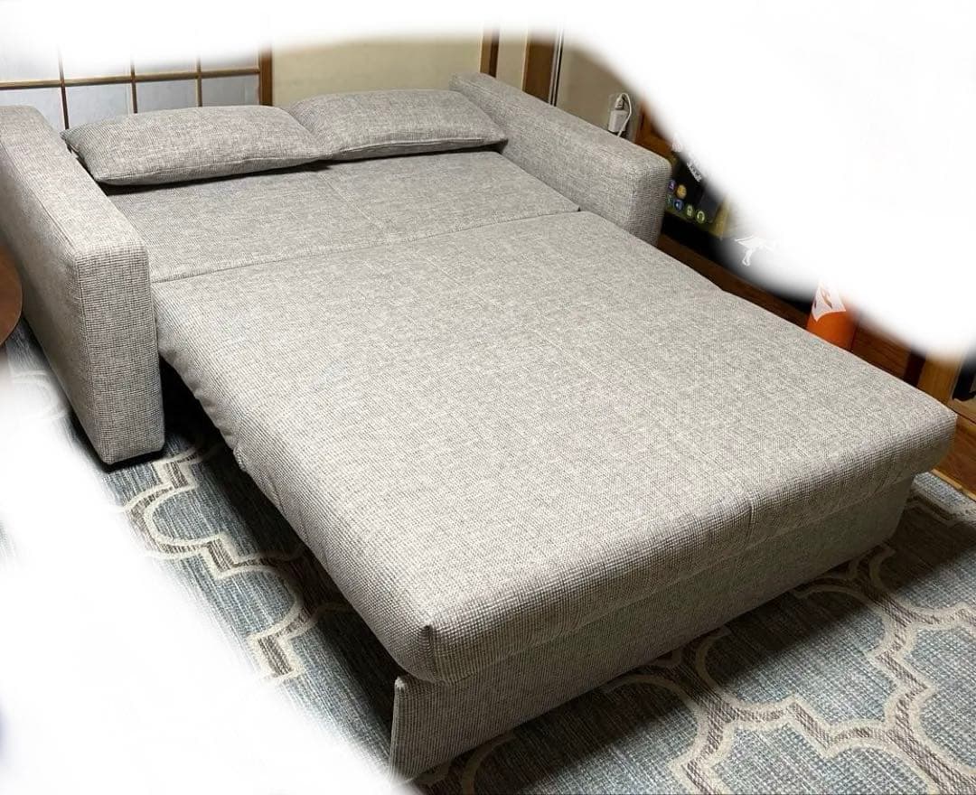 ソファベッド　ML セミダブル　大塚家具　グレー