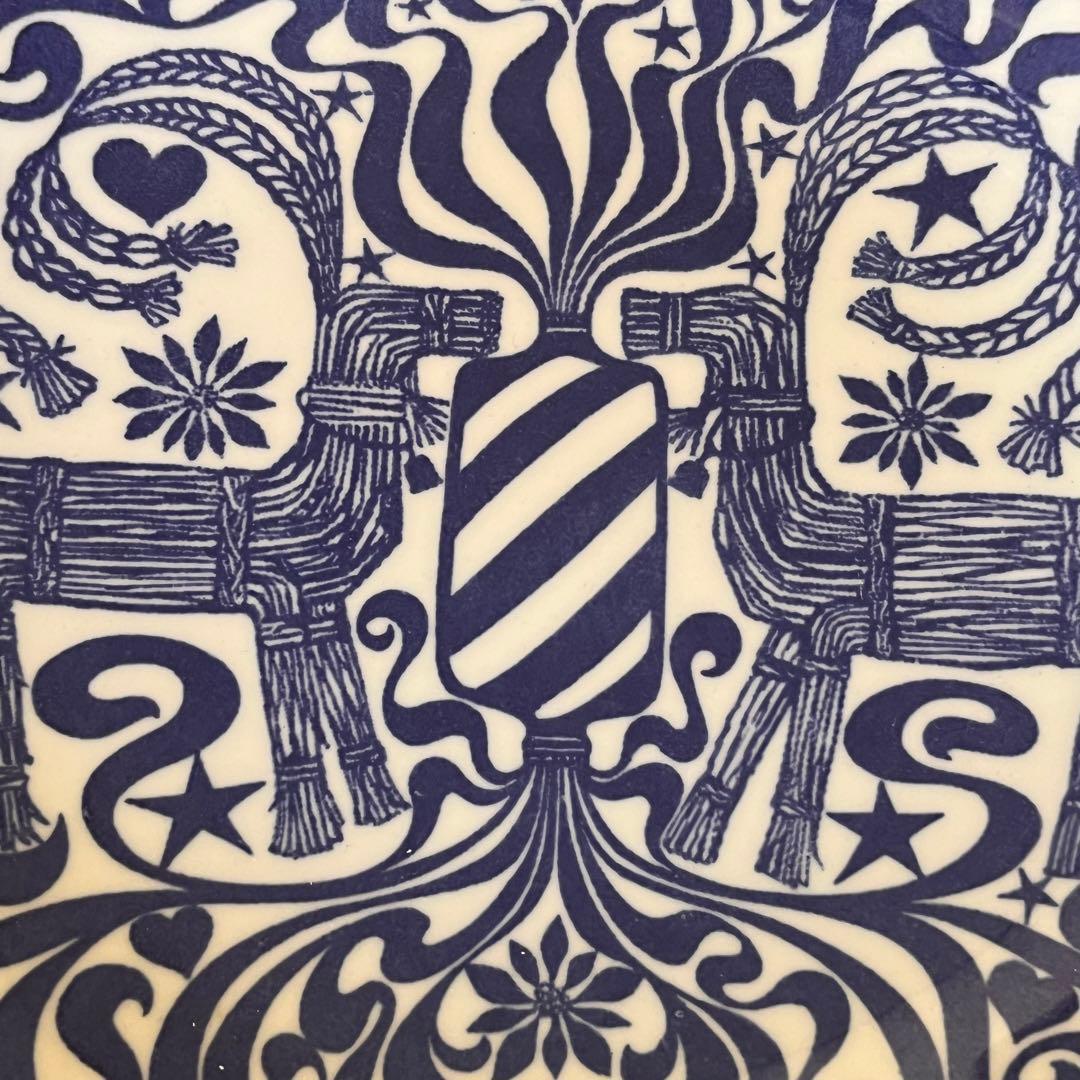 【レア美品】スウェーデン・グスタフスベリ★クリスマスプレート　1975年★1枚