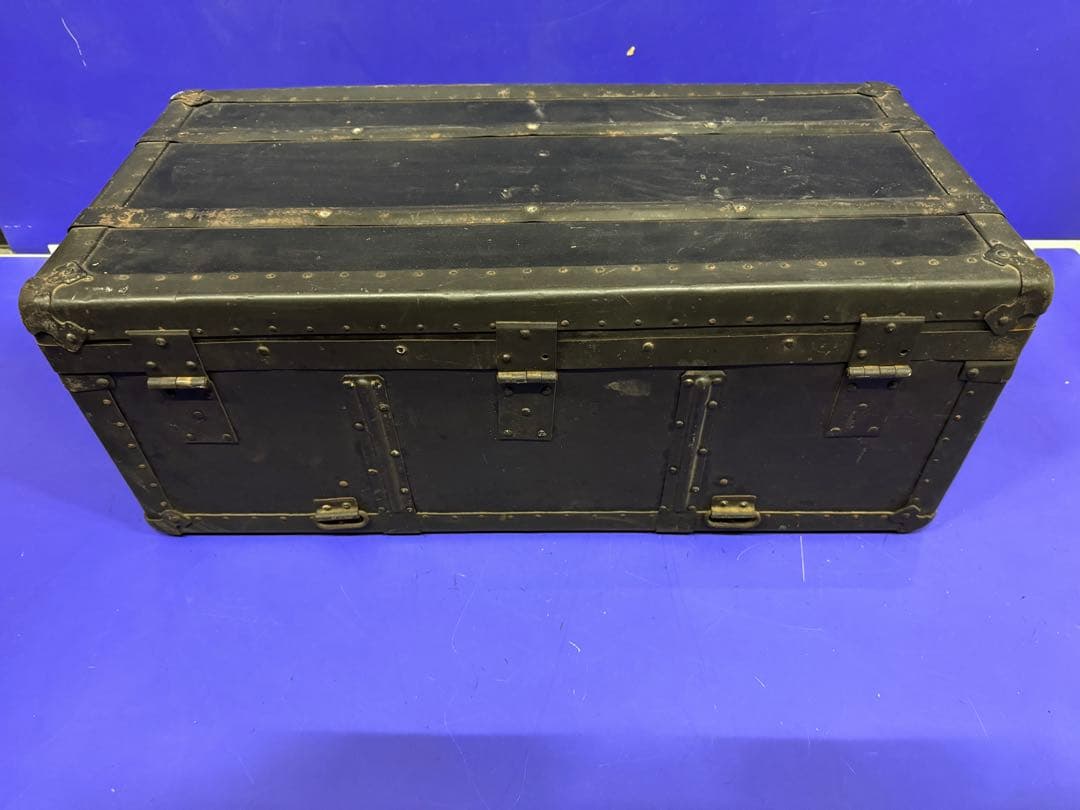 日本軍　金属製将校用行李　トランク　偕行社