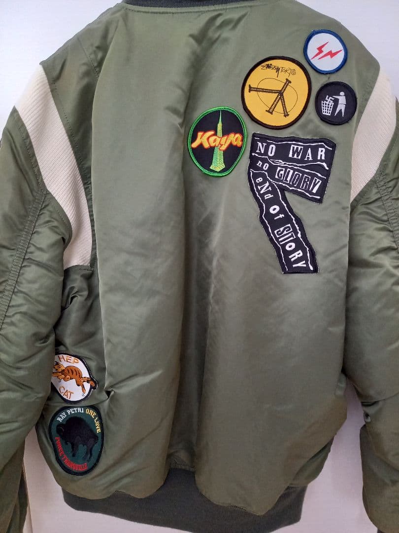 STUSSY ALPHA FRAGMENT MA-1 25周年モデル