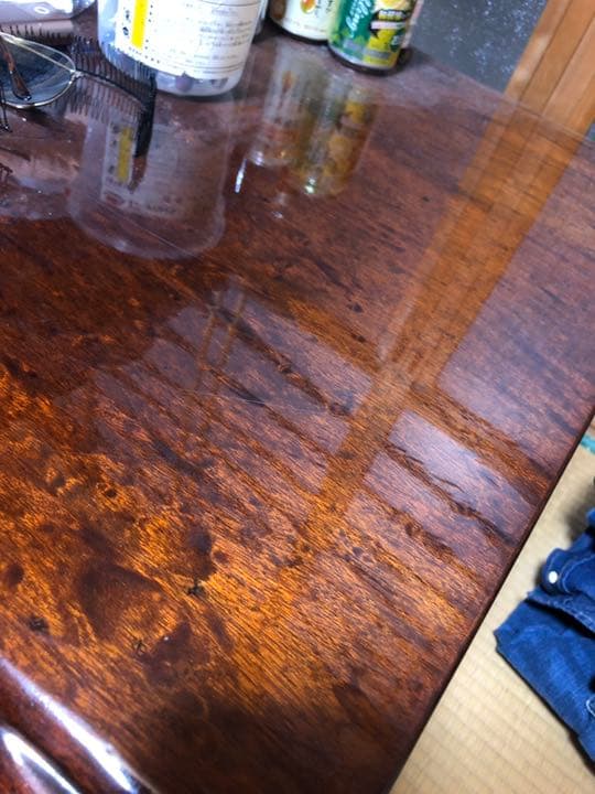 ブビンガ　一枚板　座卓