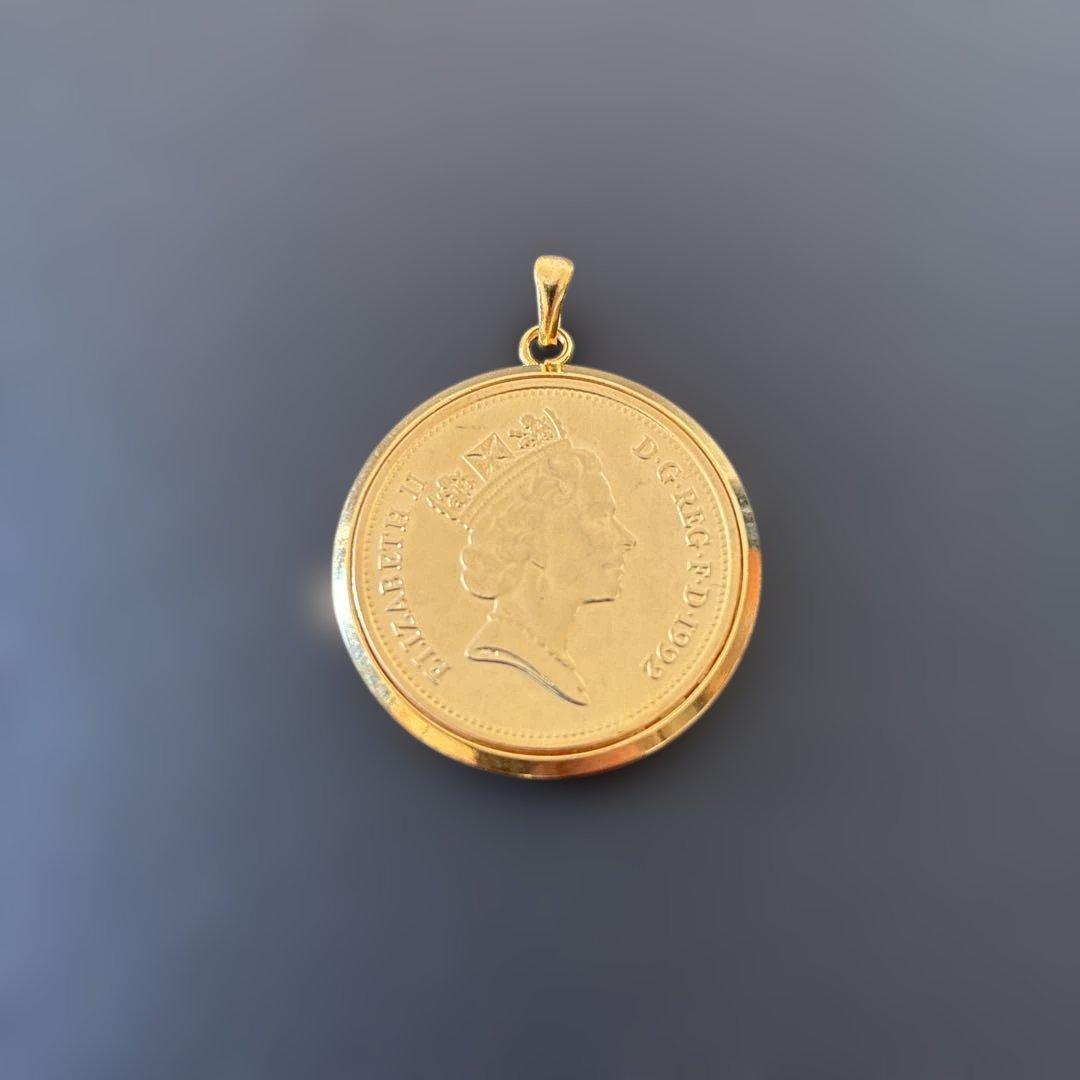 0118-48 ゴールド　ペンダントトップ　　遺産整理