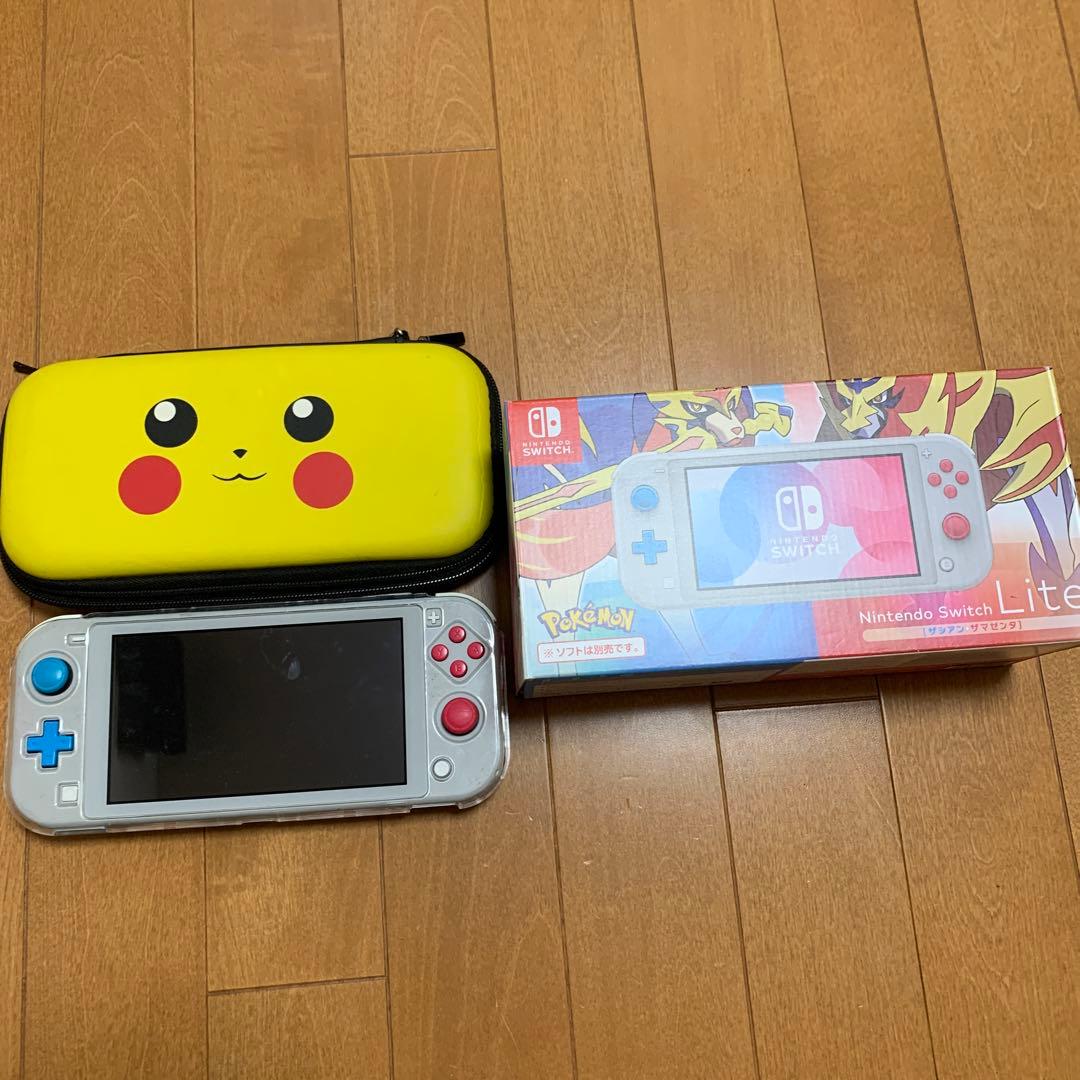 Nintendo Switch Lite グレー ポケモンケース付き
