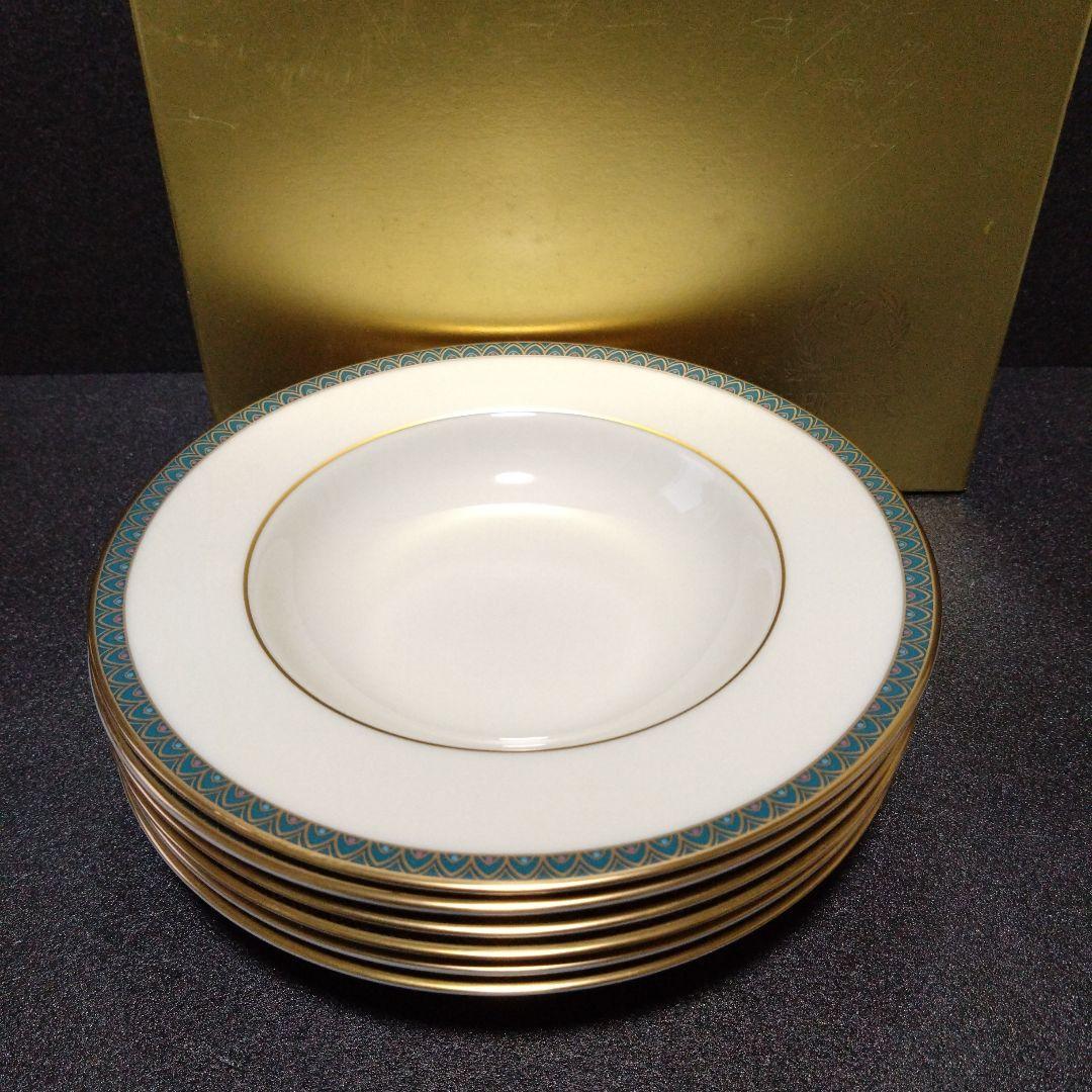 未使用 レノックススープ皿6枚 LENOX　お祝い