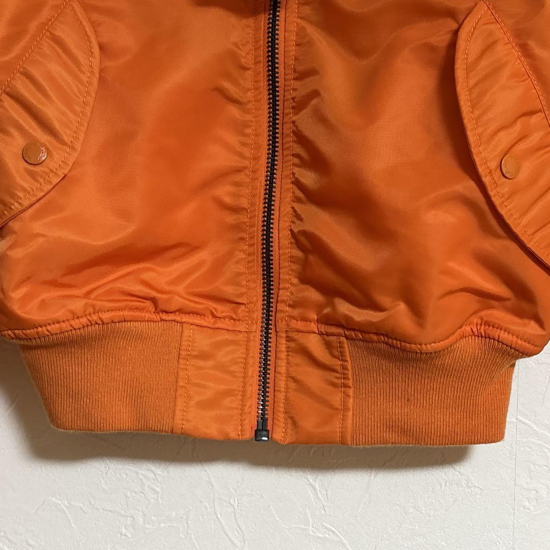 【新品タグ付き】　AVIREX フライトジャケット Fサイズ　　オレンジ