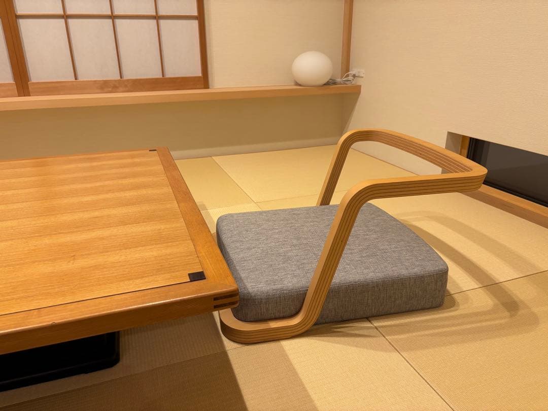 t*n様 天童木工 Tendo T-3187WB-NT 座椅子×2脚セット　美品