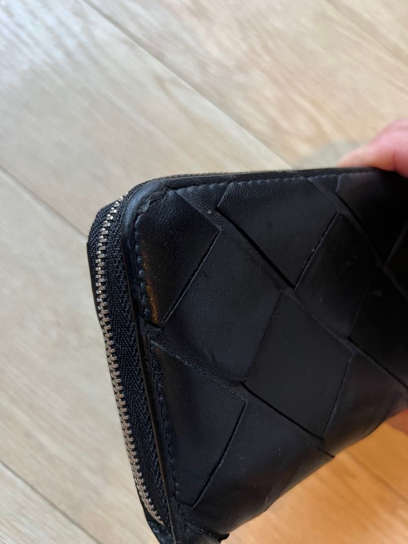 BOTTEGA VENETA ラウンドファスナー　マキシイントレチャート　BK