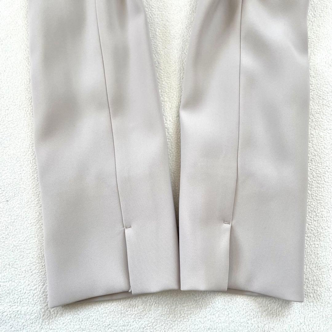 美品✨プラステ ノーカラー パンツ スーツ セットアップ グレー ネイビー