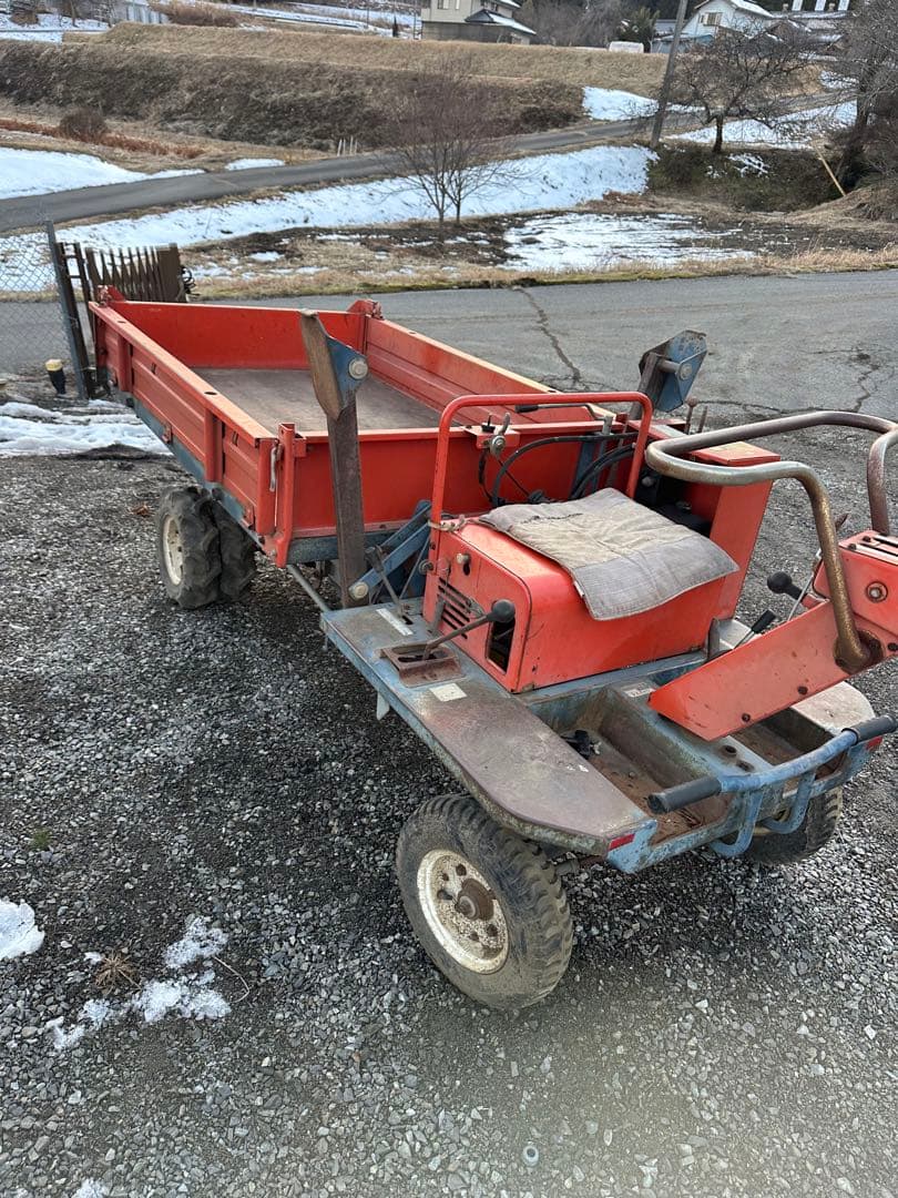 実動 筑水キャニコム　運搬車 油圧ダンプ 油圧リフト　セル付き