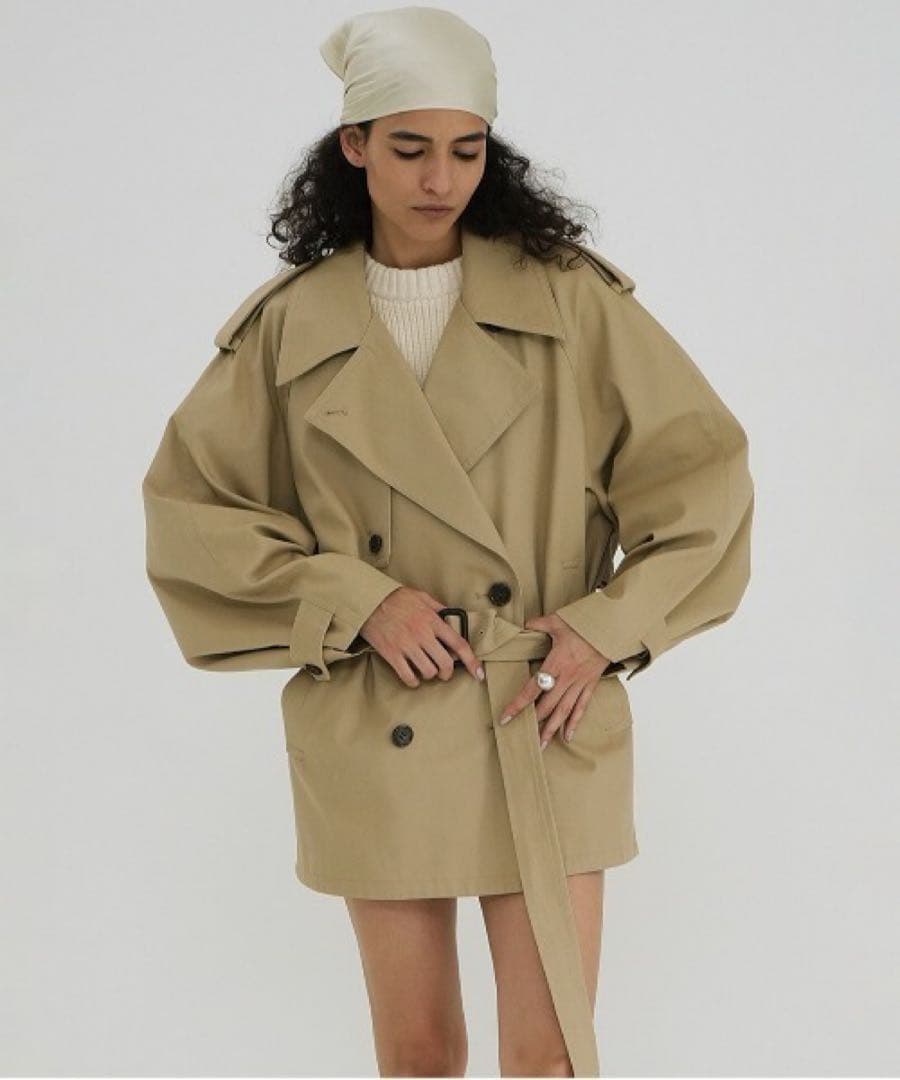 【新品未使用】CLANE OVER SHORT TRENCH COAT