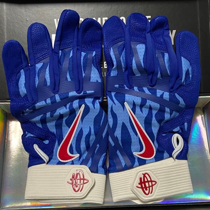 超限定 ヤンキース リゾ 支給品 NIKE バッティンググローブ 2XLサイズ