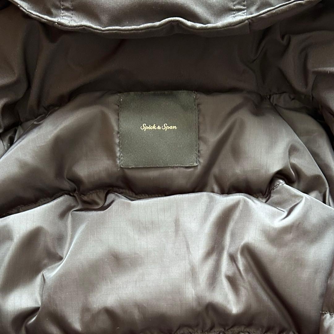 スピック＆スパン 撥水フーデッドダウンコート