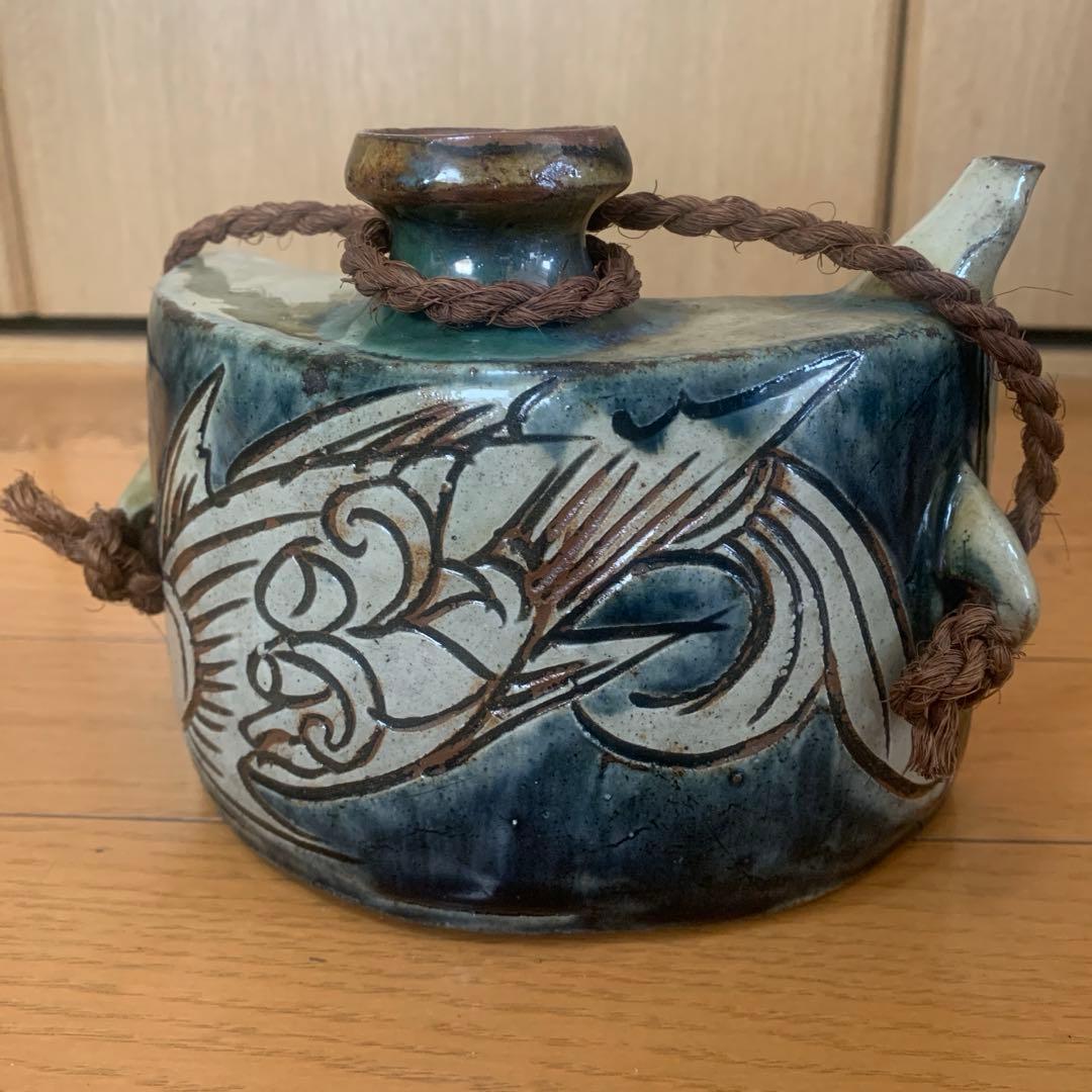 t*a様 錦城次郎 人間国宝 壺屋焼 抱瓶