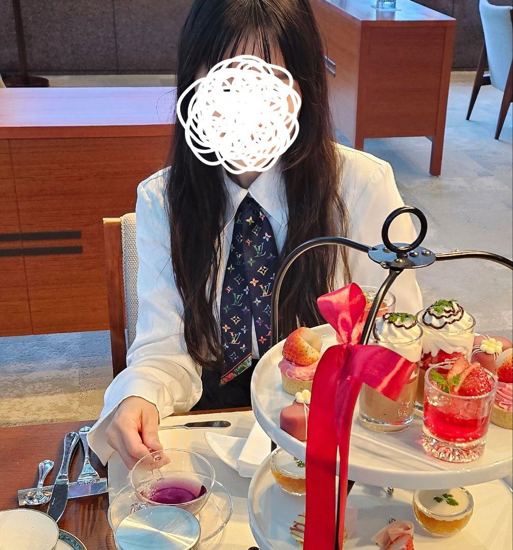 ネイビー　Louis Vuitton スカーフ ネイビー モノグラム