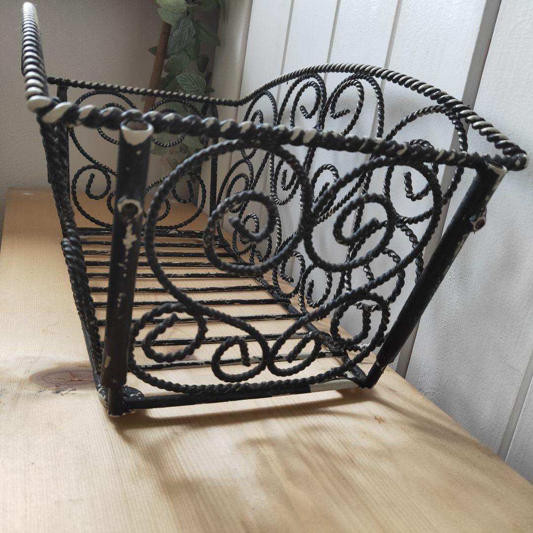 アイアンかご アイアン フランスアンティーク イギリスアンティーク paris