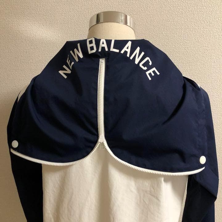 ニューバランスゴルフ ダブルジップ パーカー ネイビー×ホワイト サイズ1