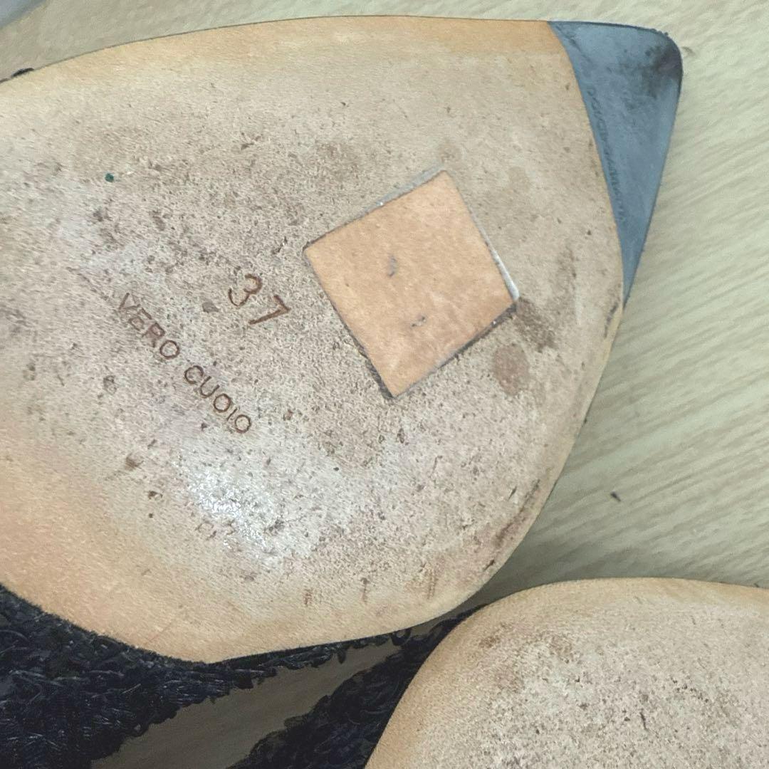 【美品】DOLCE&GABBANA ドルチェ&ガッバーナ　ハイヒールスパンコール