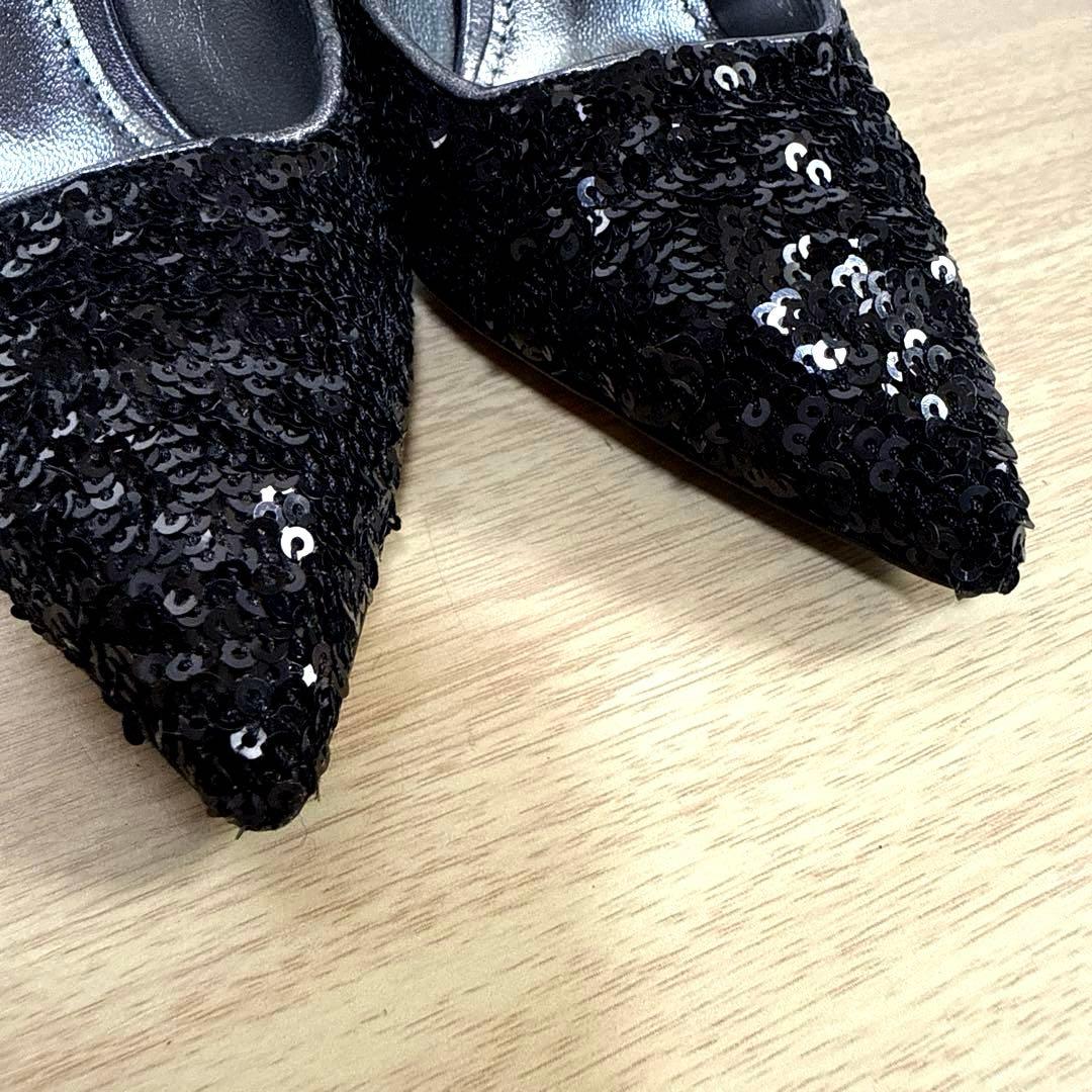 【美品】DOLCE&GABBANA ドルチェ&ガッバーナ　ハイヒールスパンコール