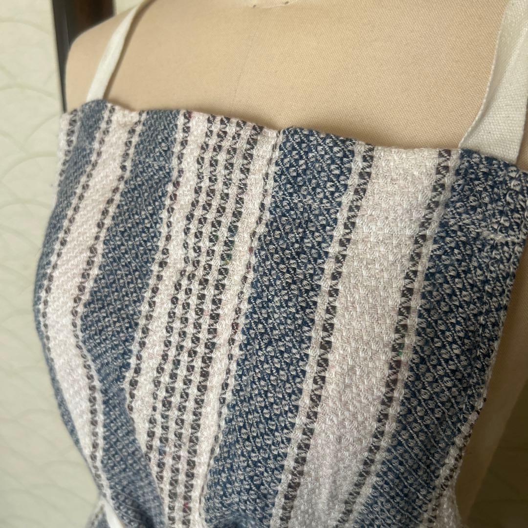 ❤︎ハートの葉っぱ❤︎45R ku.ra.si エプロンと鈴リング