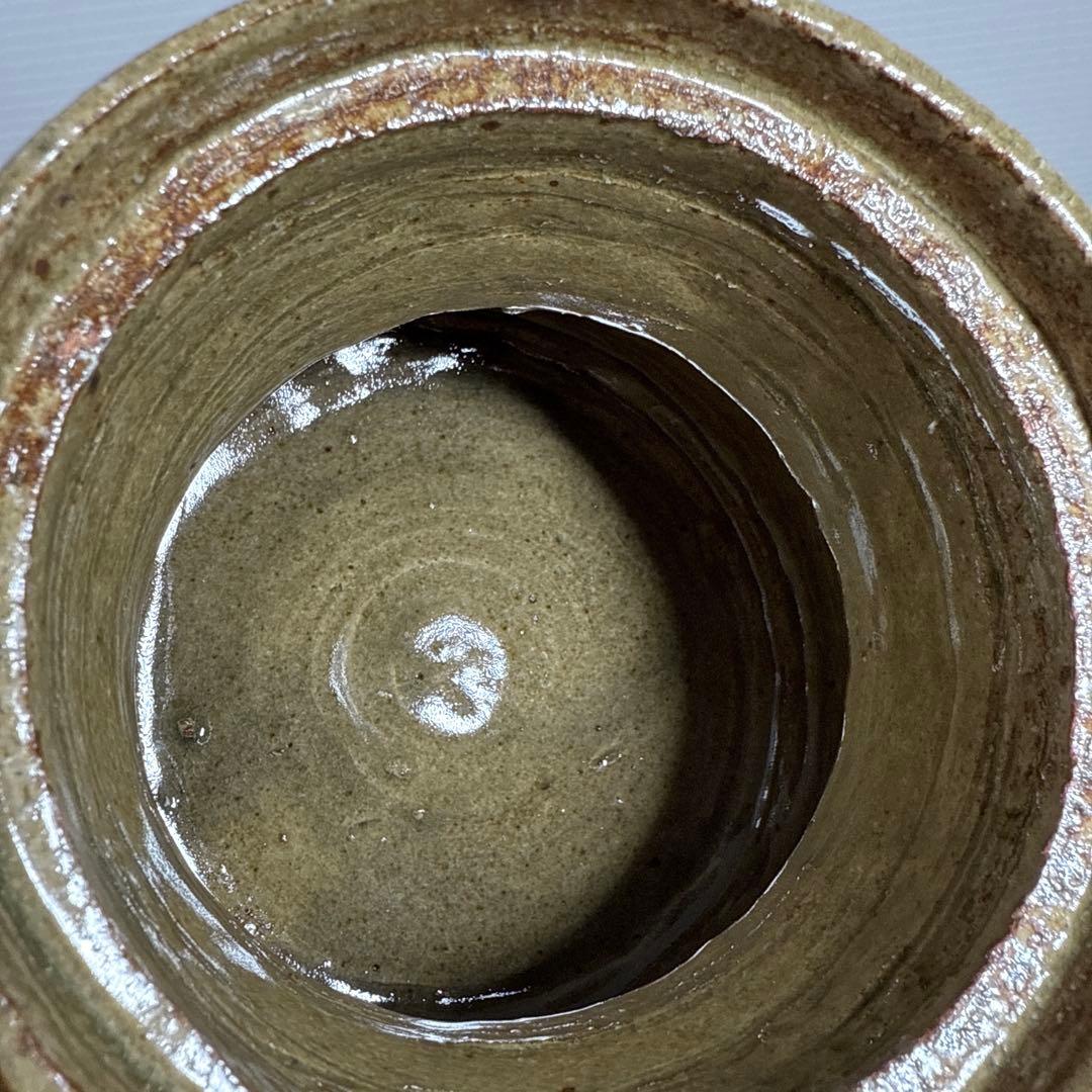 作家物 水指 耳付き 茶道具 陶器