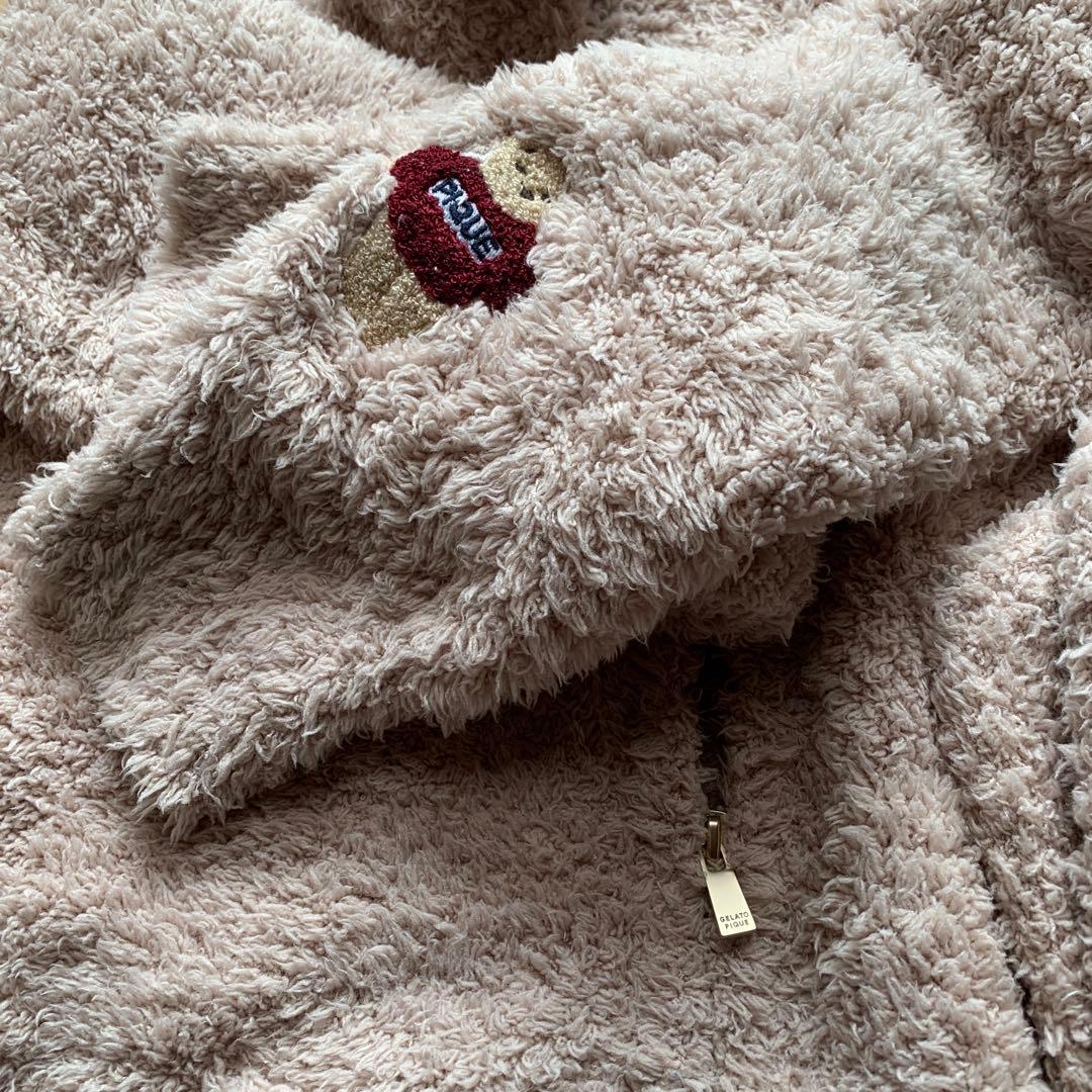 ジェラートピケ 耳付きフードルームウェアセット