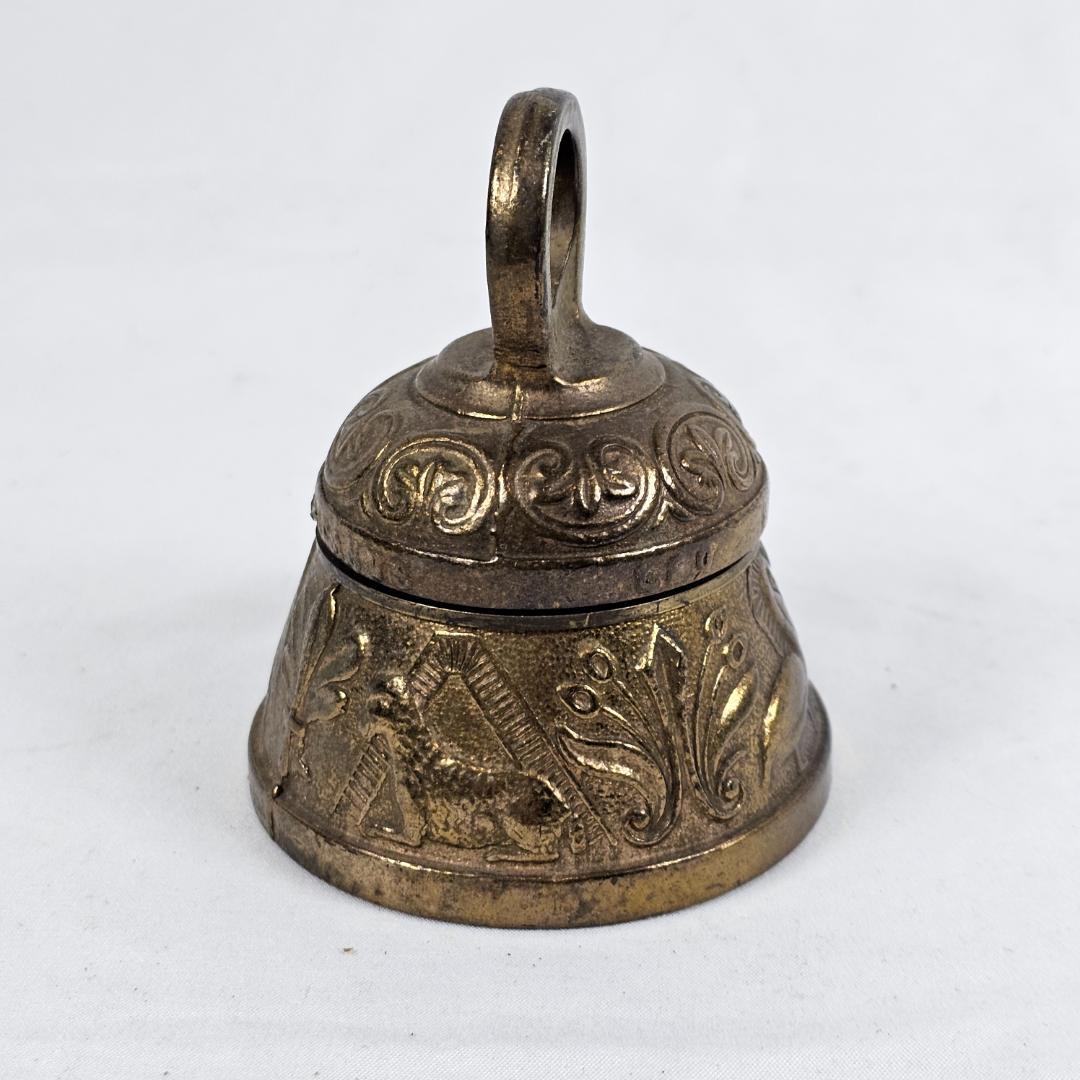 希少 ルーピング 8日間巻き ベル型置時計 スイス製